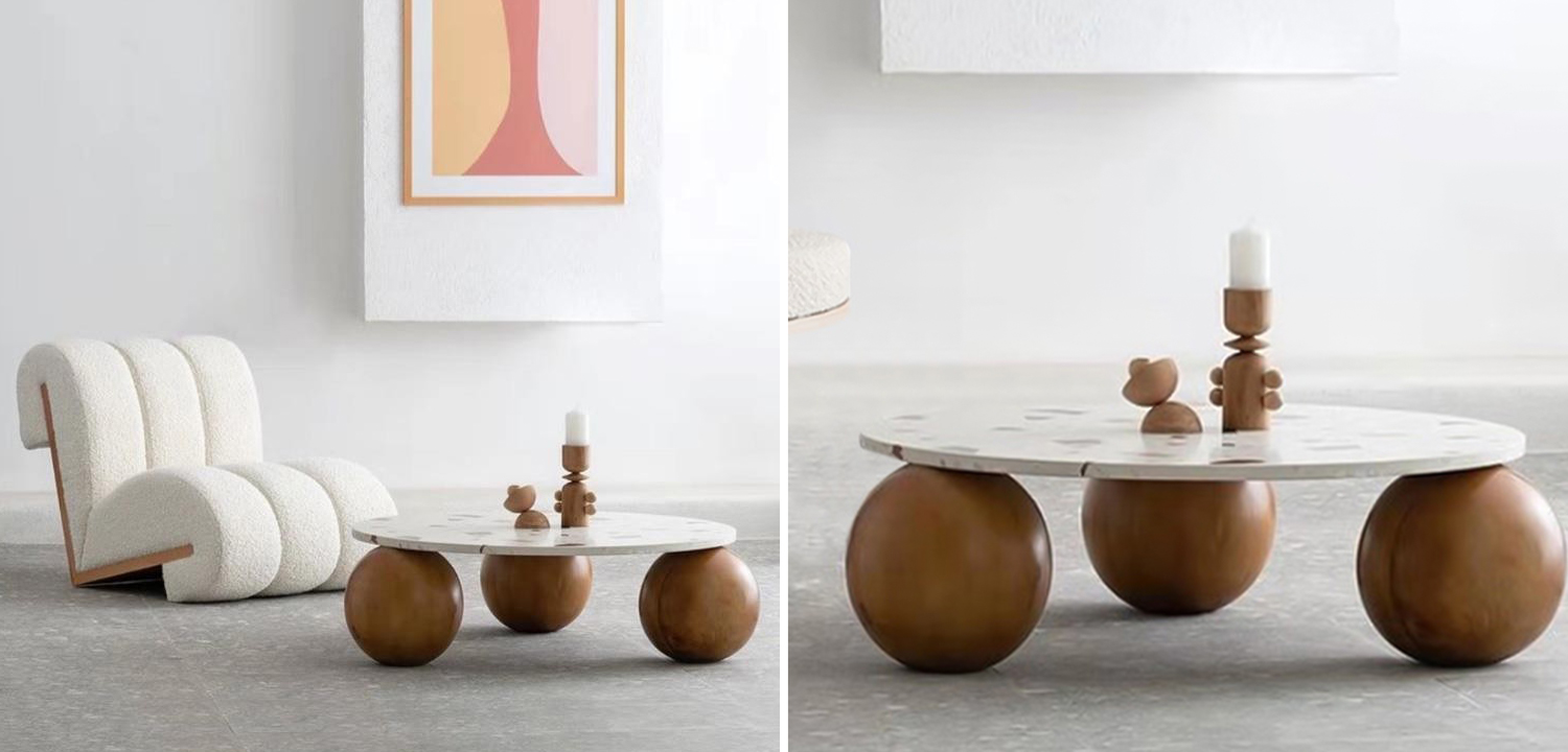 Кофейный стол Oliver Wooden Forms Coffee Table - фото