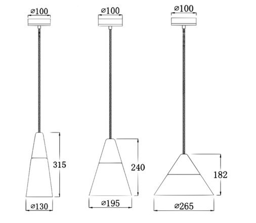 Подвесной светильник Opaque Light Middle в Краснодаре