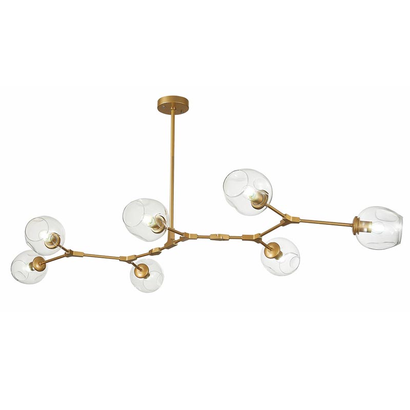 Люстра Branching Bubble Chandelier 7 gold Золотой в Краснодаре | Loft Concept 