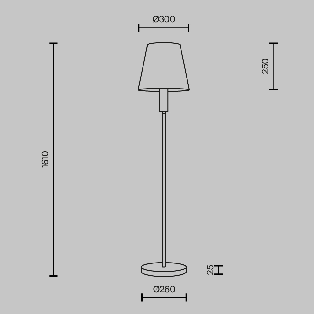 Напольный светильник Lira E27 в Краснодаре