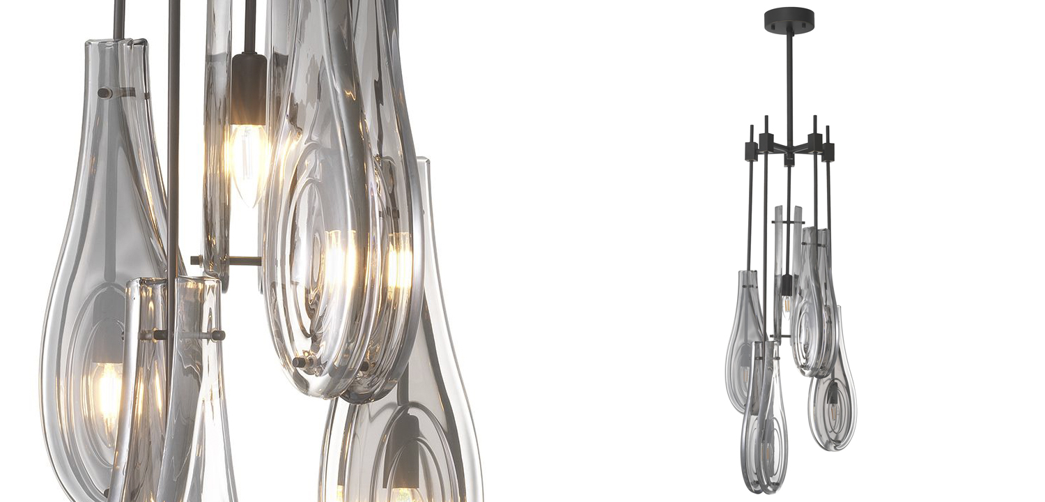 Люстра Eichholtz Chandelier Bellano L Bronze - фото