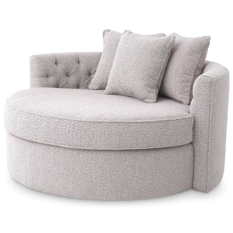 Диван Eichholtz Sofa Carlita Bouclé Grey Серый в Краснодаре | Loft Concept 