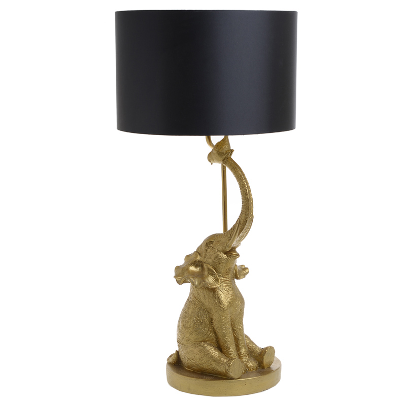 Настольная лампа Cheerful Elephant Table lamp Золотой Черный в Краснодаре | Loft Concept 