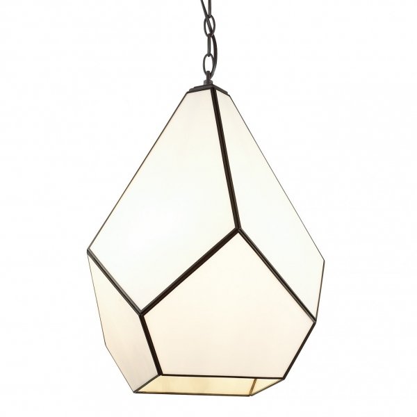 Люстра Geometry Glass Light Pendant Milk 4 Молочный в Краснодаре | Loft Concept 