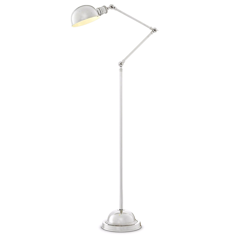 Торшер Eichholtz Floor Lamp Soho Nickel Никель в Краснодаре | Loft Concept 