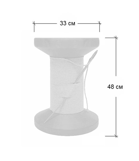 Дизайнерский табурет Thread Reel Wooden Stool в Краснодаре