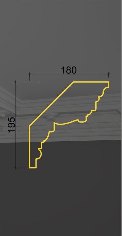 Карниз с орнаментом KO-22 в Краснодаре