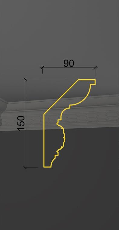 Карниз с орнаментом KO-28 в Краснодаре