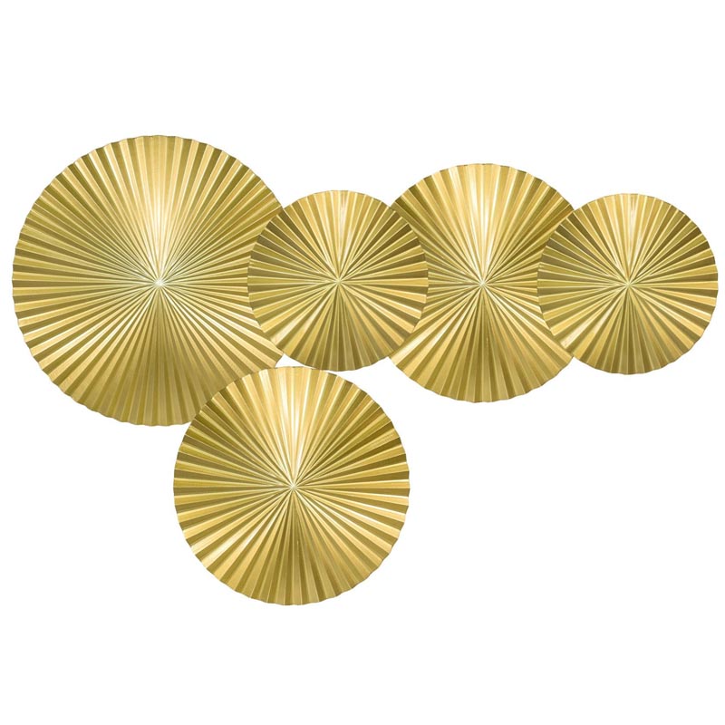 Арт-объект Apollo Gold Wall Plaque Disc 5 Золотой в Краснодаре | Loft Concept 