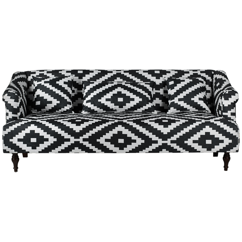 Диван KELIM Ornament black and white sofa Черно-белый в Краснодаре | Loft Concept 