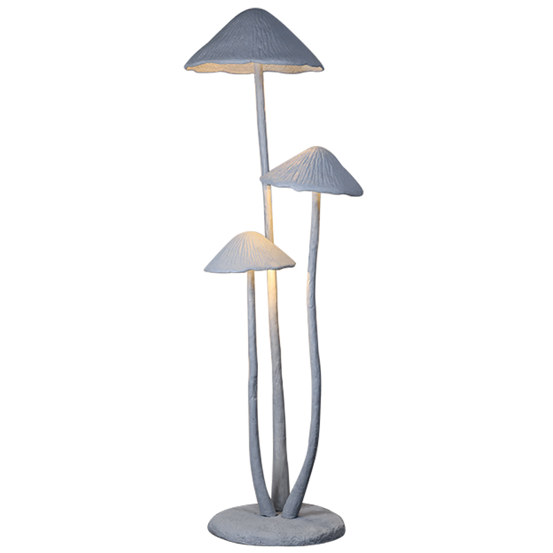 Торшер в виде грибов Floor lamp three mushrooms Серый в Краснодаре | Loft Concept 