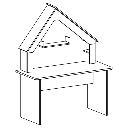 Письменный стол в детскую Tiny Town Desk в Краснодаре