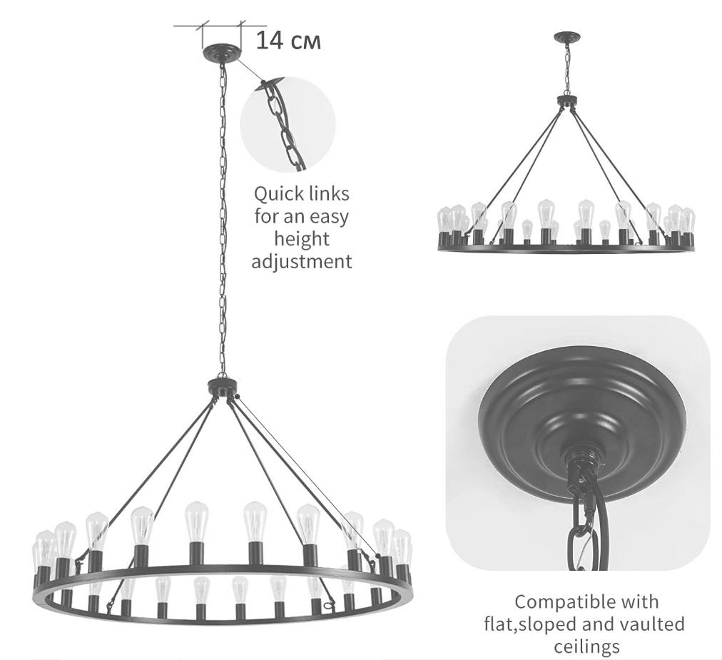 Люстра Camino Round Chandelier 18 Restoration Hardware  в Краснодаре