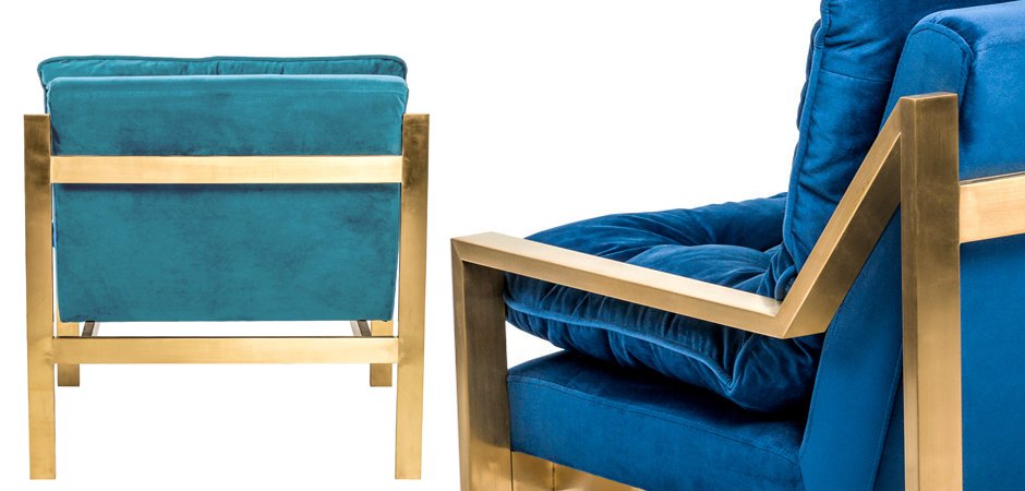 Кресло Accent Velvet Armchair - фото №1