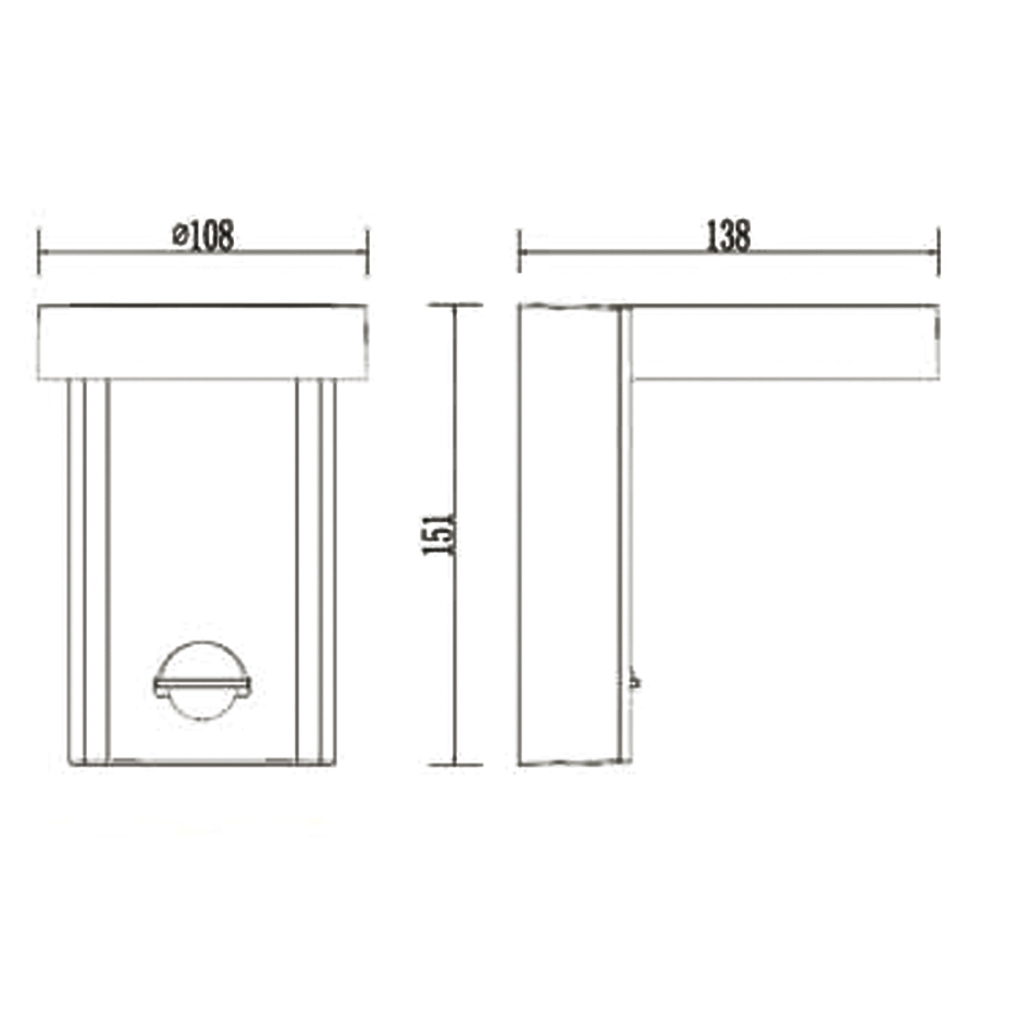 Уличный светильник Lidi sconce в Краснодаре