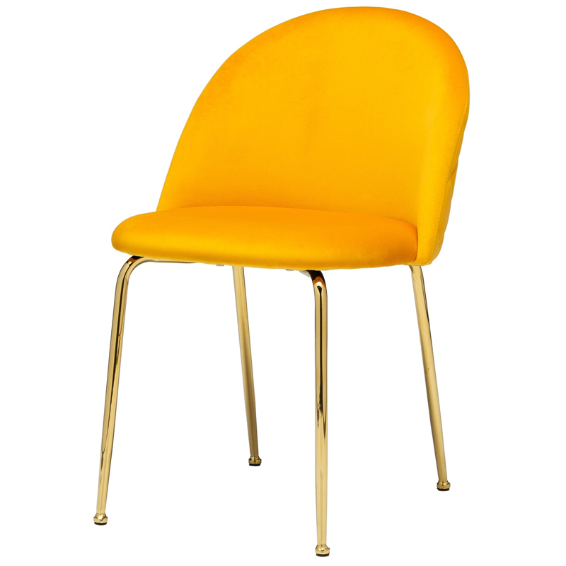 Стул Vendramin Dining Chair yellow Желтый Глянцевое золото в Краснодаре | Loft Concept 