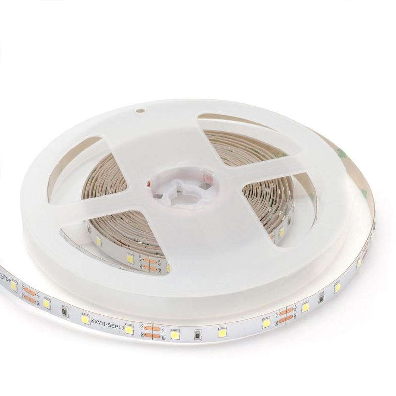 Комплект светодиодной ленты 4,8W/m 60LED/m 3528SMD холодный белый 5M Белый в Краснодаре | Loft Concept 