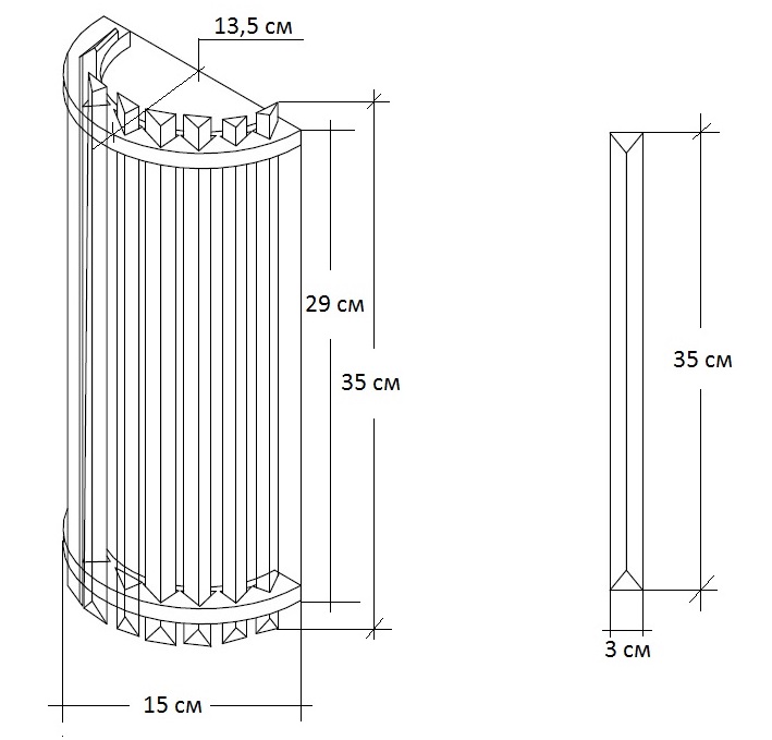 Бра Suspension Glass Cylinders Sconces 35 в Краснодаре