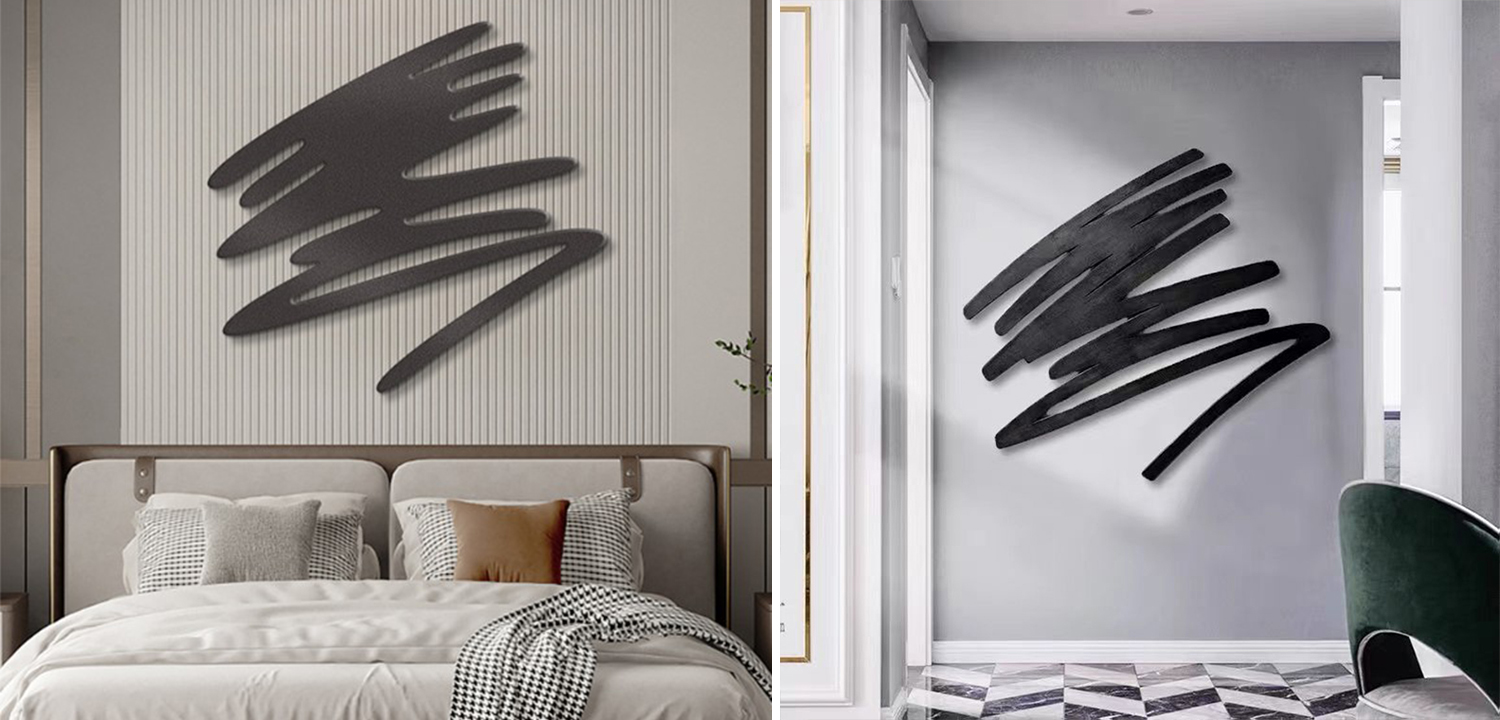 Арт-объект на стену Неопределенная Линия Undefined Line Art 1 - фото