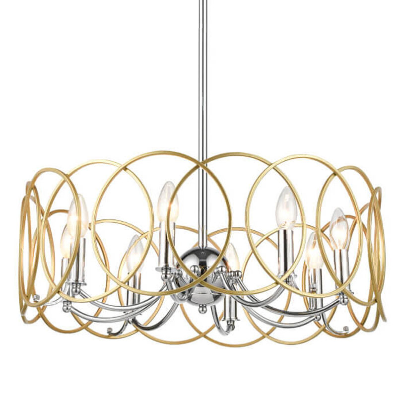 Люстра Jasira Chandelier Хром Золотой в Краснодаре | Loft Concept 