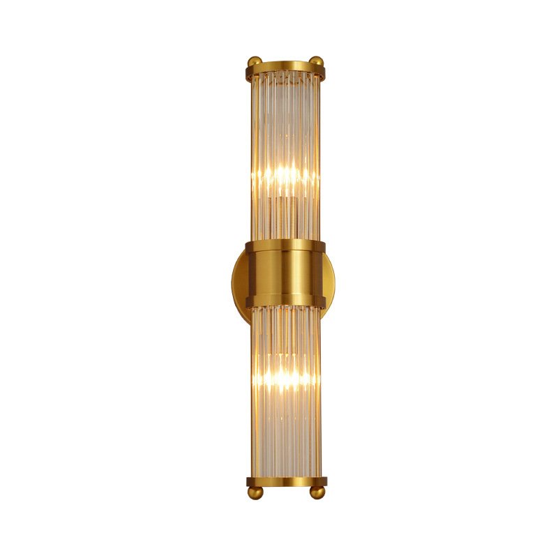 Ralph Lauren Бра Allen Double Light Brass Латунь Прозрачный (Transparent) в Краснодаре | Loft Concept 