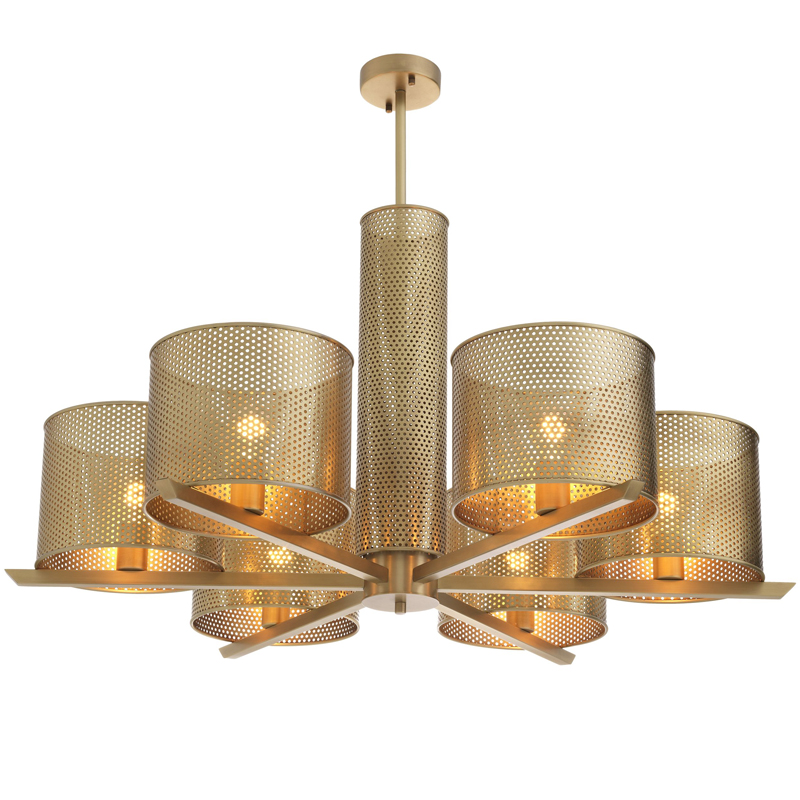 Люстра Eichholtz Chandelier Morrison Brass Латунь в Краснодаре | Loft Concept 