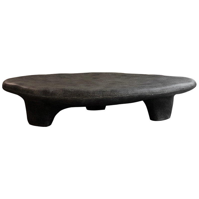 Кофейный стол Stone Coffee Table Black Черный в Краснодаре | Loft Concept 