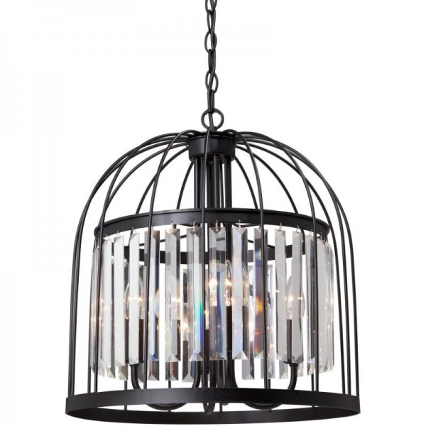 Люстра Birdcage Chandelier Fountain Black  в Краснодаре | Loft Concept 