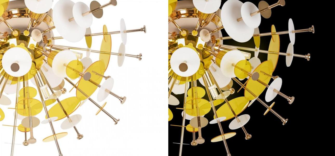 Потолочный светильник Dandelion Yellow диаметр 60 - фото