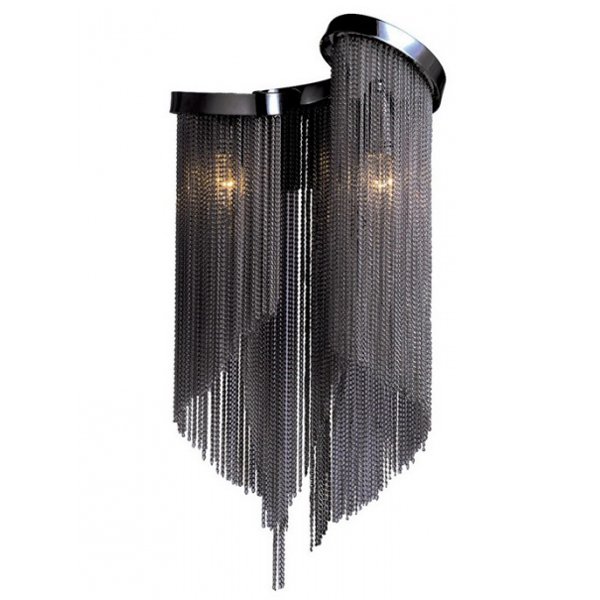 Бра Atlantis Chain Wall lamp Black Темный хром в Краснодаре | Loft Concept 