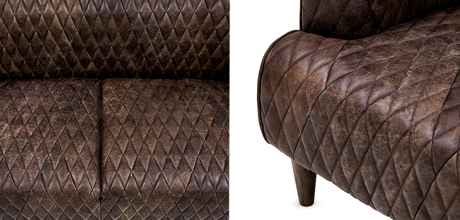 Диван Rhombuses Upholstery Sofa - фото №1