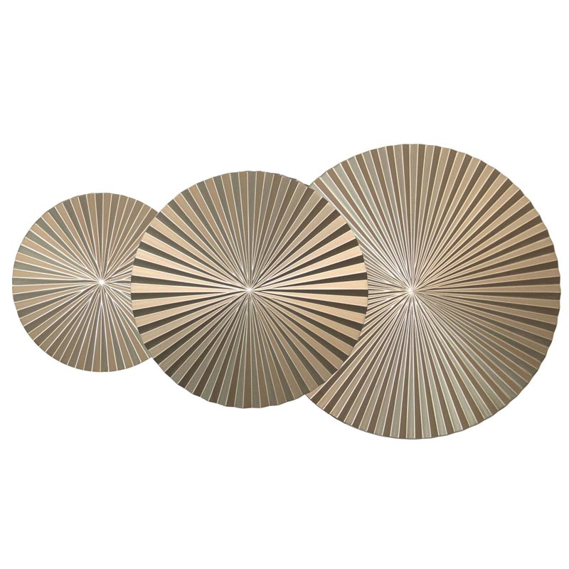 Арт-объект Apollo Champagne Wall Plaque Disc 3 Золотой Шампань в Краснодаре | Loft Concept 