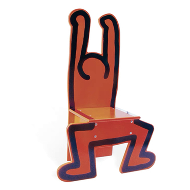 Детский стул Chaise Keith Haring Dancer Vilac Красный Красный в Краснодаре | Loft Concept 