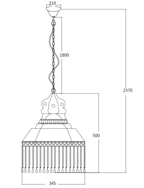 Люстра Loft Mosque Chandelier в Краснодаре