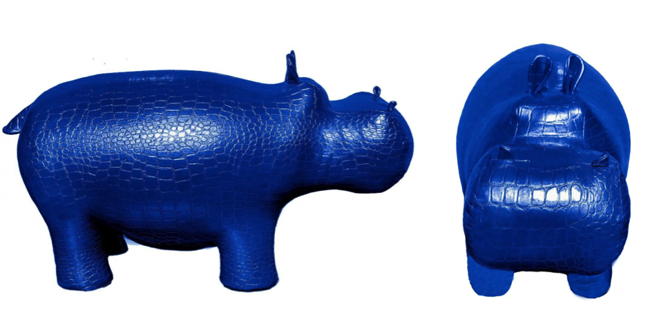 Пуф Бегемот Poof Hippo blue - Loft-Concept в Краснодаре