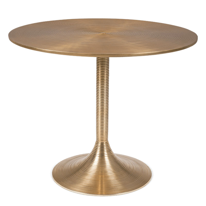 Кофейный столик HYPNOTISING ROUND COFFEE TABLE GOLD BM23002 Bold Monkey Золотой в Краснодаре | Loft Concept 