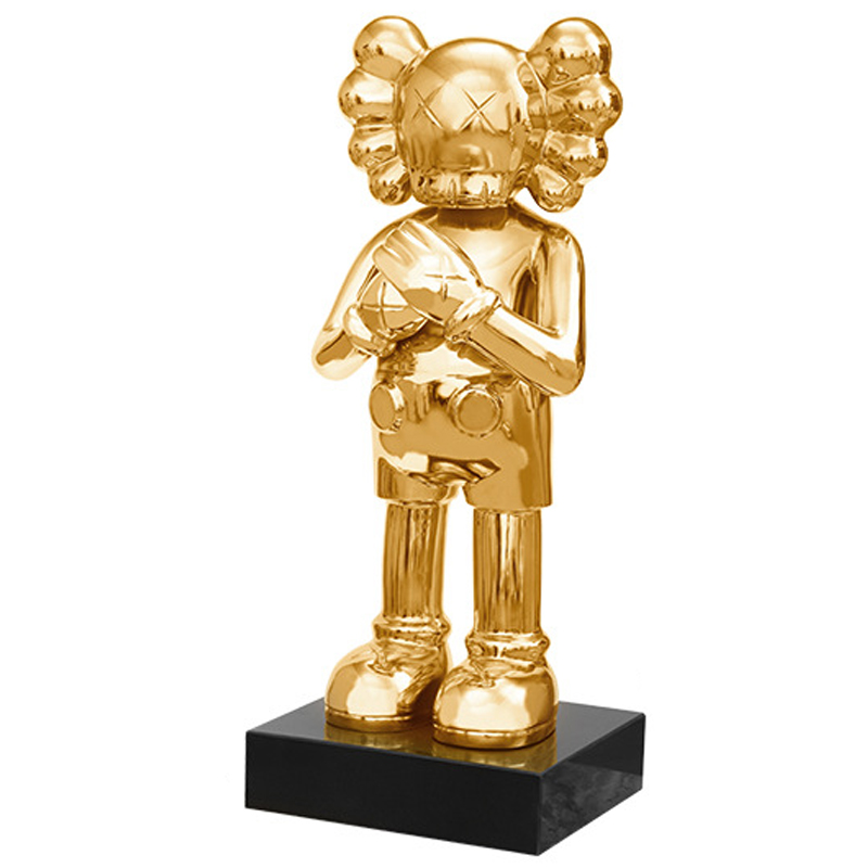 Статуэтка KAWS Gold on stand Золотой в Краснодаре | Loft Concept 