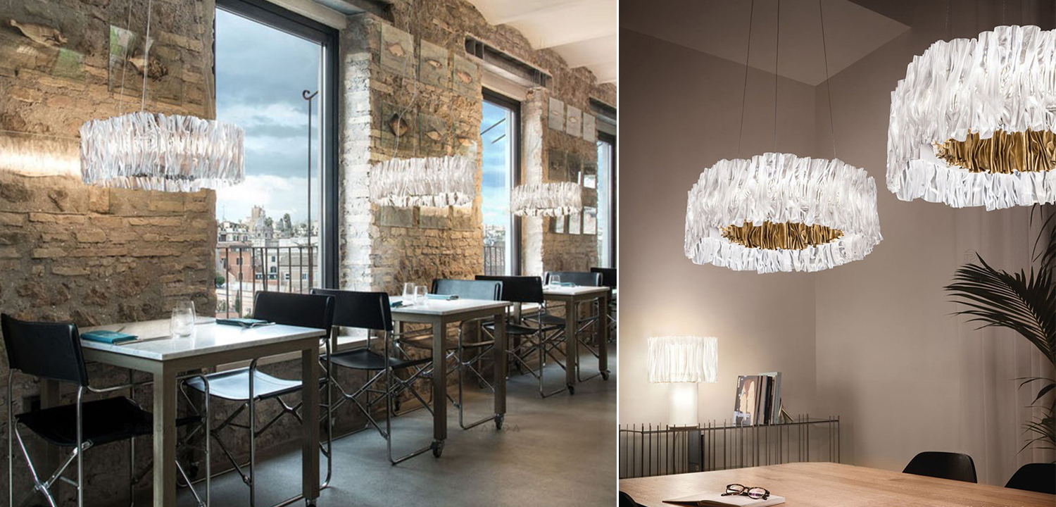 Дизайнерская Плиссированная люстра Pleated Chandelier - фото