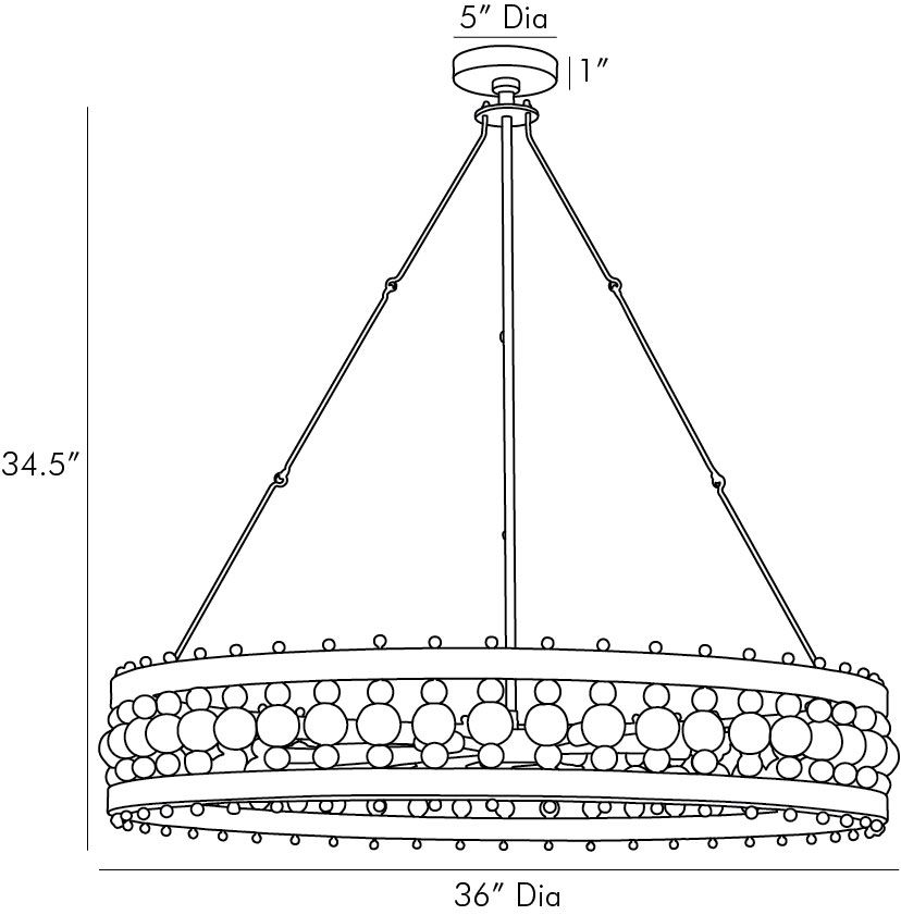 Люстра Arteriors ESME CHANDELIER в Краснодаре