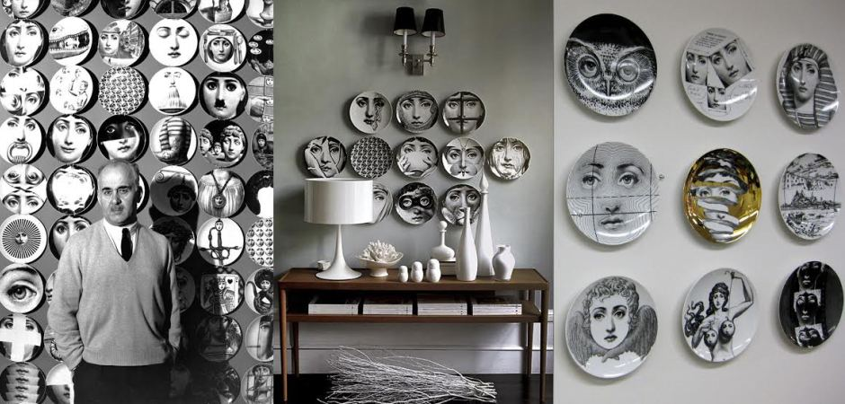 Декоративная тарелка Fornasetti 30.CR.BW.R01-148 - Loft-Concept в Краснодаре