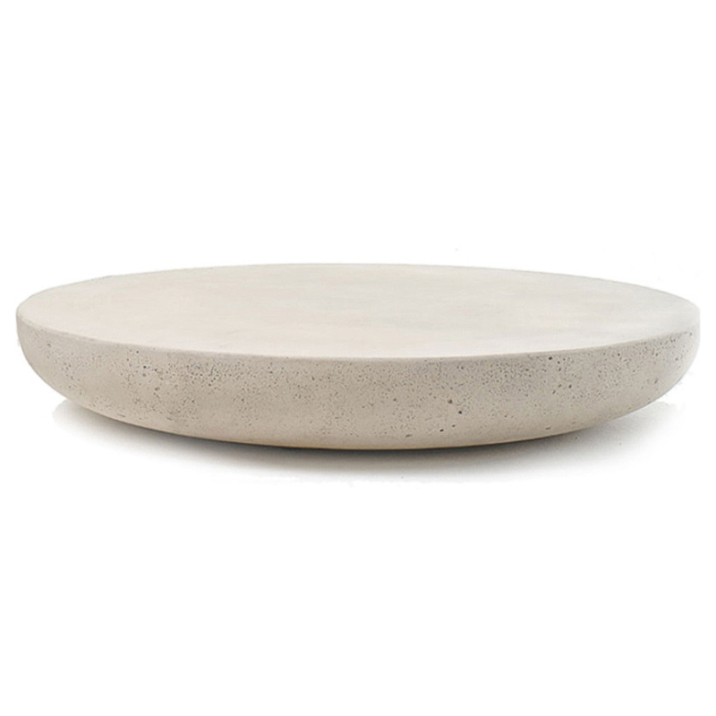 Кофейный стол Tori Round Travertine Coffee Table Бежевый в Краснодаре | Loft Concept 