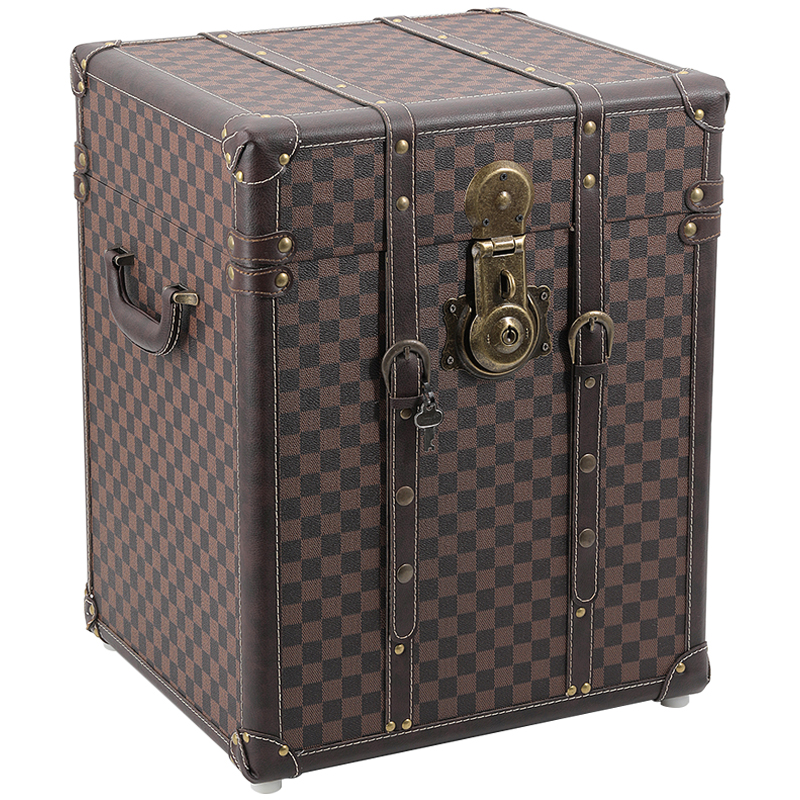 Сундук Louis Vuitton Design Wooden Chest Коричневый Латунь в Краснодаре | Loft Concept 