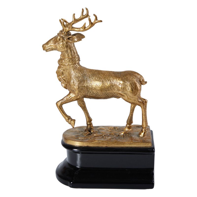 Держатель для книг в виде оленя из фарфора и бронзы Eden Garden porcelain and bronze Черный Бронза Держатель для книг в виде оленя из фарфора и бронзы Eden Garden porcelain and bronze Черный Бронза в Краснодаре | Loft Concept
