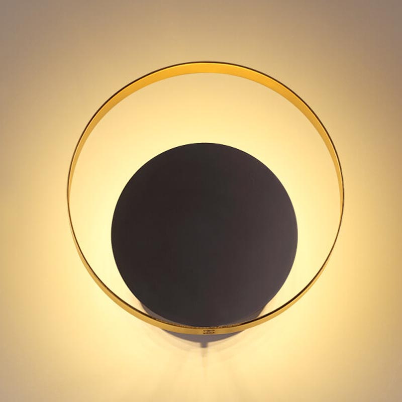 Бра Globo Ocular Sconce Circle Black Золотой Черный в Краснодаре | Loft Concept 