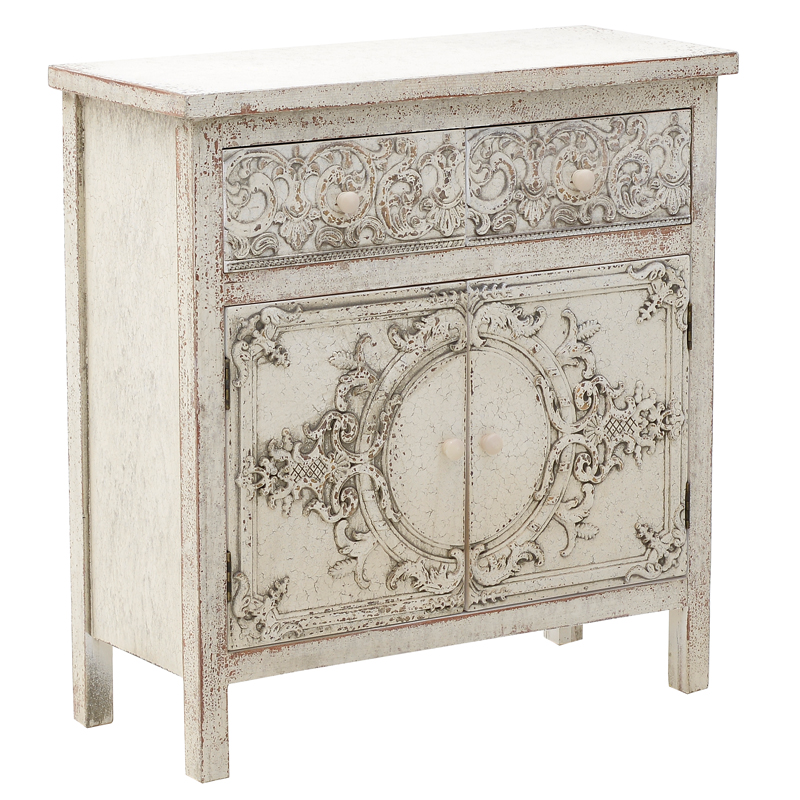 Комод в стиле прованс Senchia Provence Chest of Drawers Молочный в Краснодаре | Loft Concept 