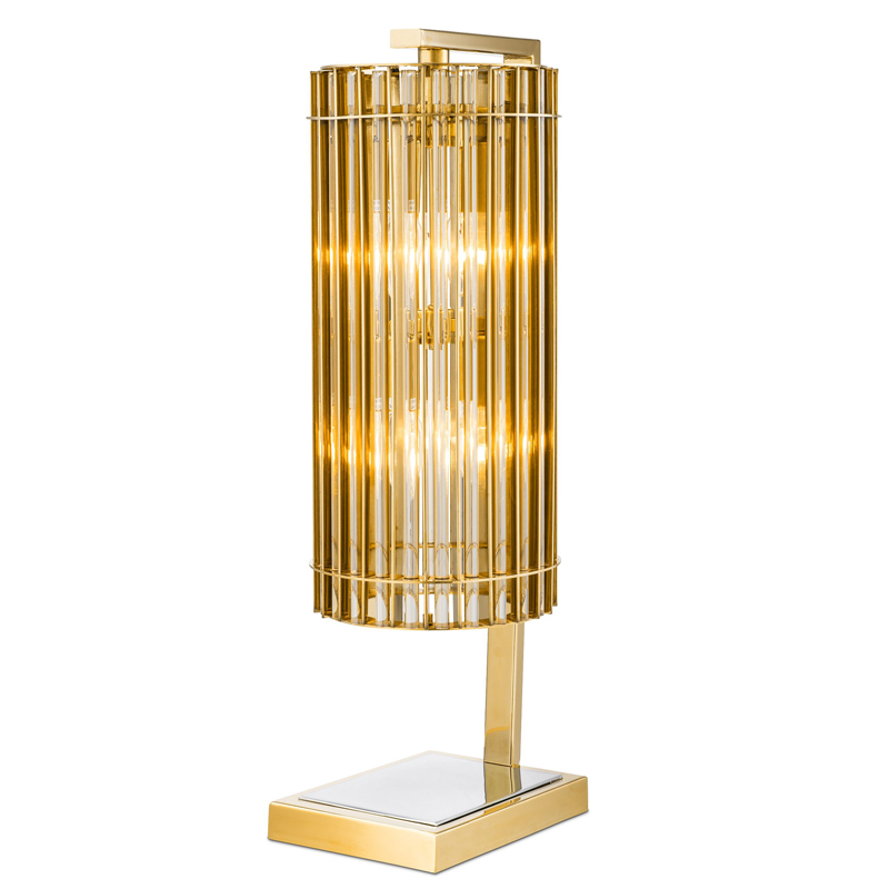 Настольная лампа Eichholtz Table Lamp Pimlico Gold Глянцевое золото Никель Золотой Шампань в Краснодаре | Loft Concept 