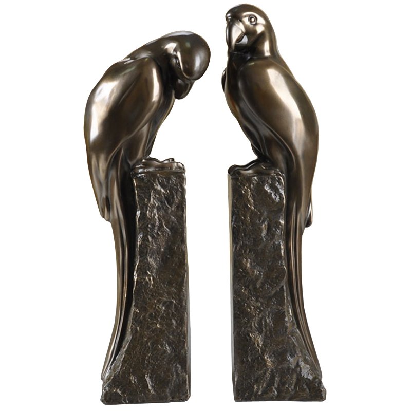 Держатель для книг Bookend Perroquet set of 2 Темная бронза в Краснодаре | Loft Concept 