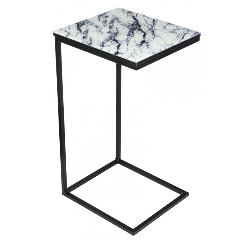 Приставной стол Zermatt Side Table white marble Белый Мрамор Bianco в Краснодаре | Loft Concept 