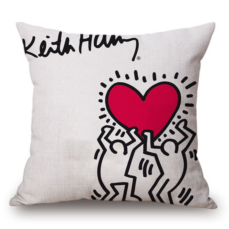 Подушка Keith Haring 11 Мульти в Краснодаре | Loft Concept 