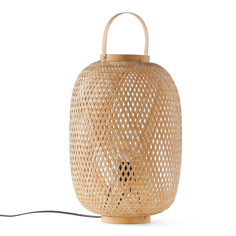 Настольная лампа Lantern Wicker Table lamp Бежевый в Краснодаре | Loft Concept 